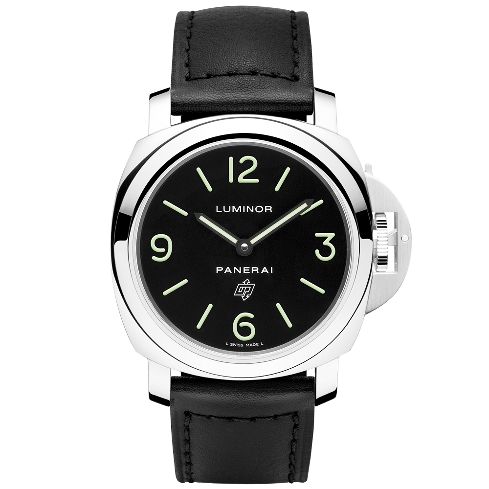 Panerai Logo - Officine Panerai Luminor Base Logo 44mm Black Dial Manual-Wind ...