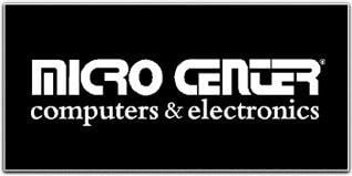 Micro Center Logo - PowerSpec by Micro Center is Powered By ASUS