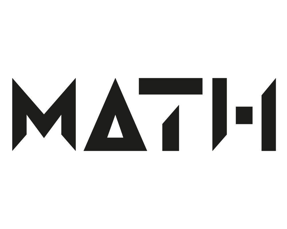 Black Math Logo - Math