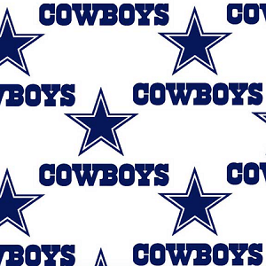 Cowboys Logo - Fabric Traditions Cowboys Logo 60 Wide Fabric