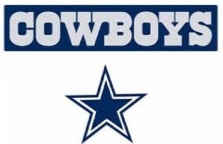Cowboys Logo - Amazon.com : Dallas Cowboys Logo Sign FATHEAD Set of 2 Official NFL ...