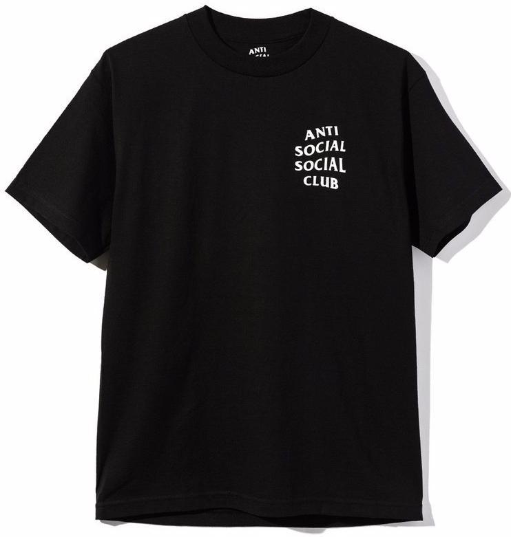 Real Anti Social Social Club Logo - ANTI SOCIAL SOCIAL CLUB - LOGO TEE 2 (BLACK) | The Magnolia ...
