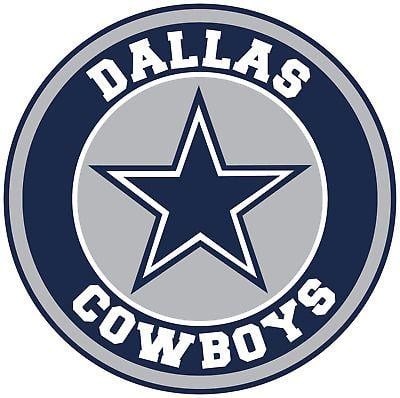 Dallas Cowboys Logo - DALLAS COWBOYS CIRCLE Logo Vinyl Decal / Sticker 5 sizes!! - $3.99 ...