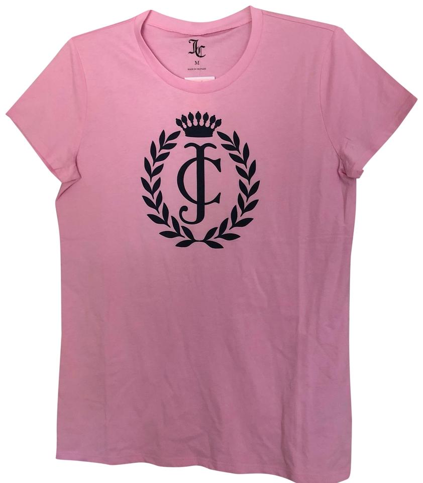 Pink Bubble Logo - Juicy Couture Pink Bubble Jc Tee Shirt Size 8 (M) - Tradesy