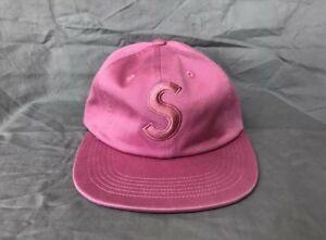 Supreme Rose Logo - SUPREME FW17 TONAL S LOGO 6 PANEL CAP HAT BRIGHT ROSE PINK