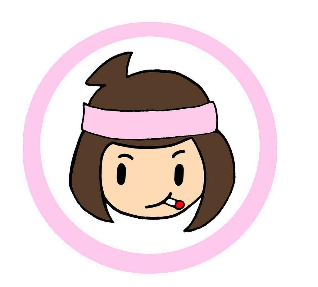 Pink Bubble Logo - B-Pop Pink Bubble Cartoon Pop Head Logo Anime Chibi Kodomo… | Flickr