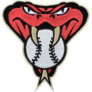 Diamondbacks Snake Logo - Arizona Diamondbacks Snake Head MLB Embroided Jersey Patch Emblem ...