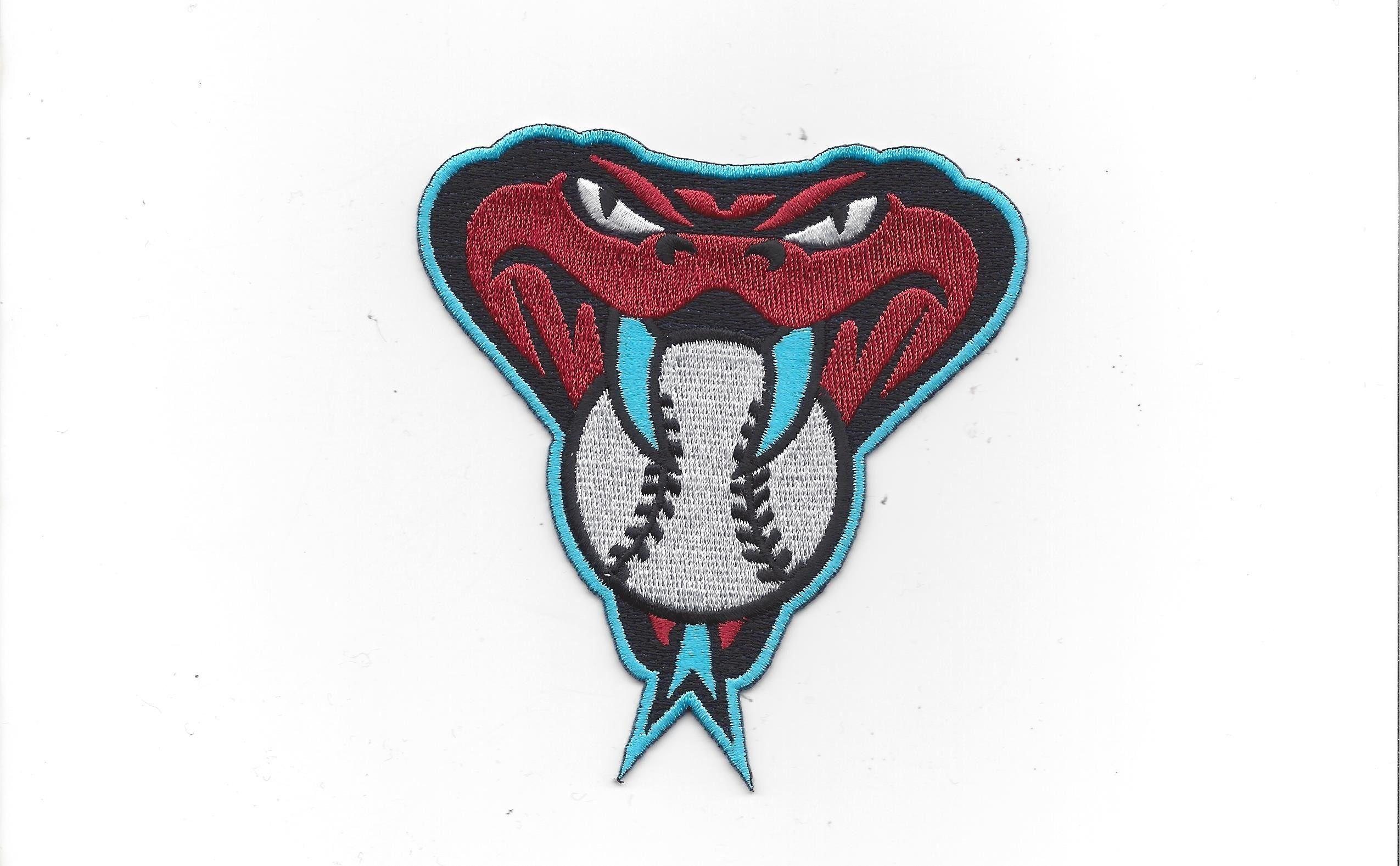 Diamondbacks Snake Logo - Arizona Diamondbacks Snake Head (Turquoise) Patch