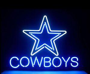 Cowboys Logo - New Dallas Cowboys Logo NFL Football Lamp Neon Sign 24x20