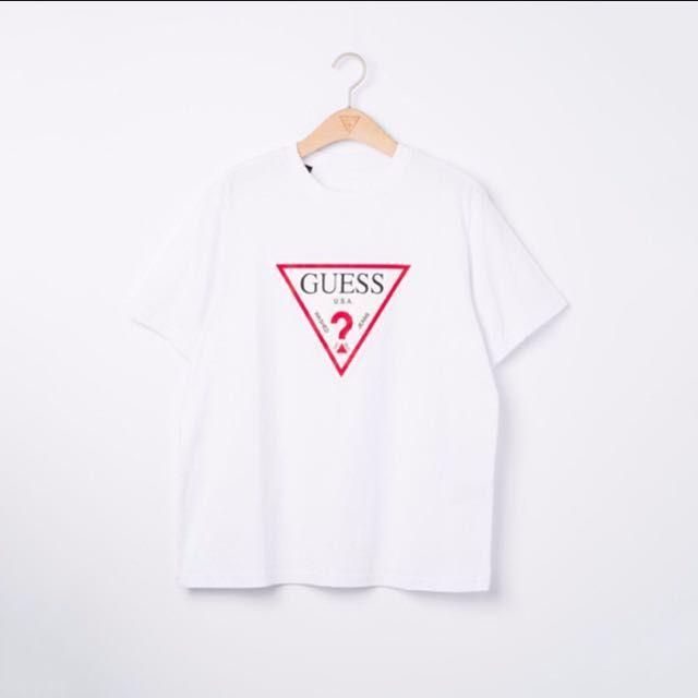 Guess Logo - GUESS logo Tee, Men's Fashion, Clothes on Carousell
