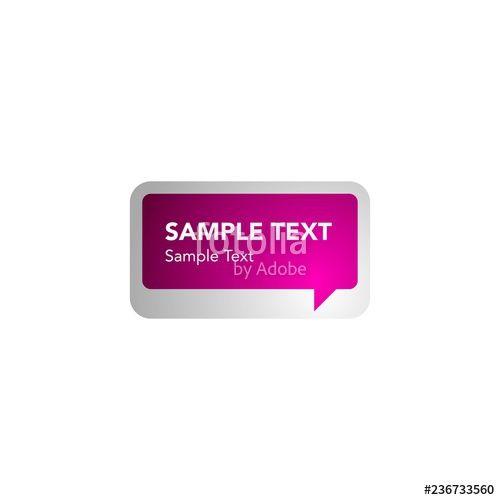 Pink Bubble Logo - bubble chat with pink color.logo design vector and background