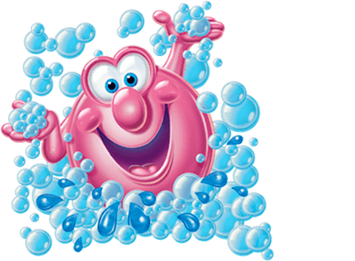 Pink Bubble Logo - Mr. Bubble