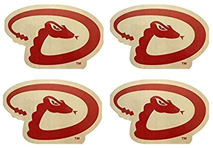 Diamondbacks Snake Logo - MLB 4 Arizona Diamondbacks Team Logo Stickers Set