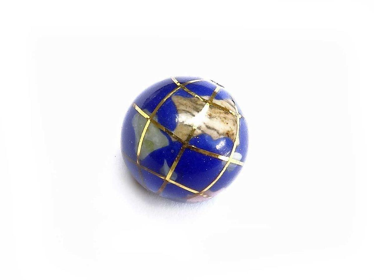 Globe Soccer Ball Logo - Lapis Golden Globe Stretch Bracelet – TAPS