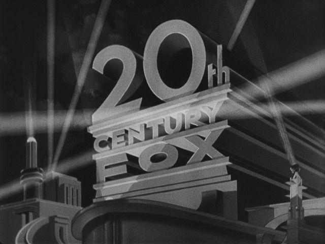Old 20th Century Fox Logo - 1940) 20th Century Fox logo. Things for my walls. Movies