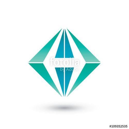 Diamond Triangle Logo - Diamond H Letter Logo