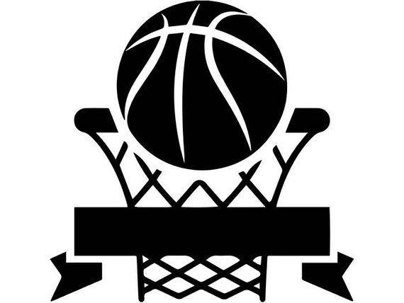 Hoop School Logo - Basketball Logo 4 Ball Hoop Net Sports Game Icon School | Etsy