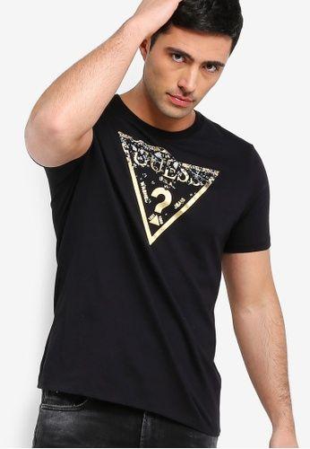 Diamond Triangle Logo - Buy Guess Guess Diamond Triangle Logo Tee | ZALORA HK