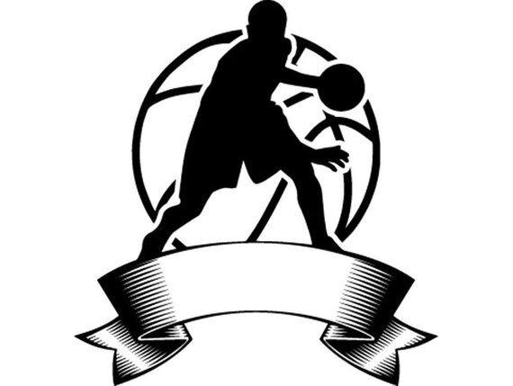 Basketball Player Logo - Basketball Logo 6 Player Ball Hoop Net Ball Sports Game Icon | Etsy