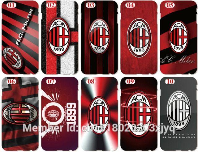 Milan Logo - AC Milan Logo Cover For iphone X XR XS MAX 8 5 5S SE 6 6S 7 Plus For ...