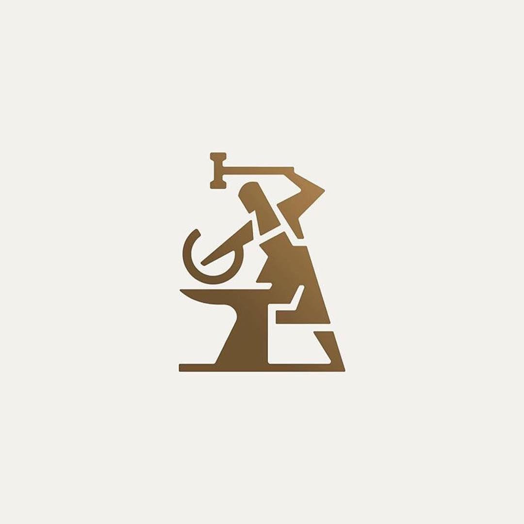 Iron Logo - Iron Blacksmith by @doubleacreative - LEARN LOGO DESIGN ...