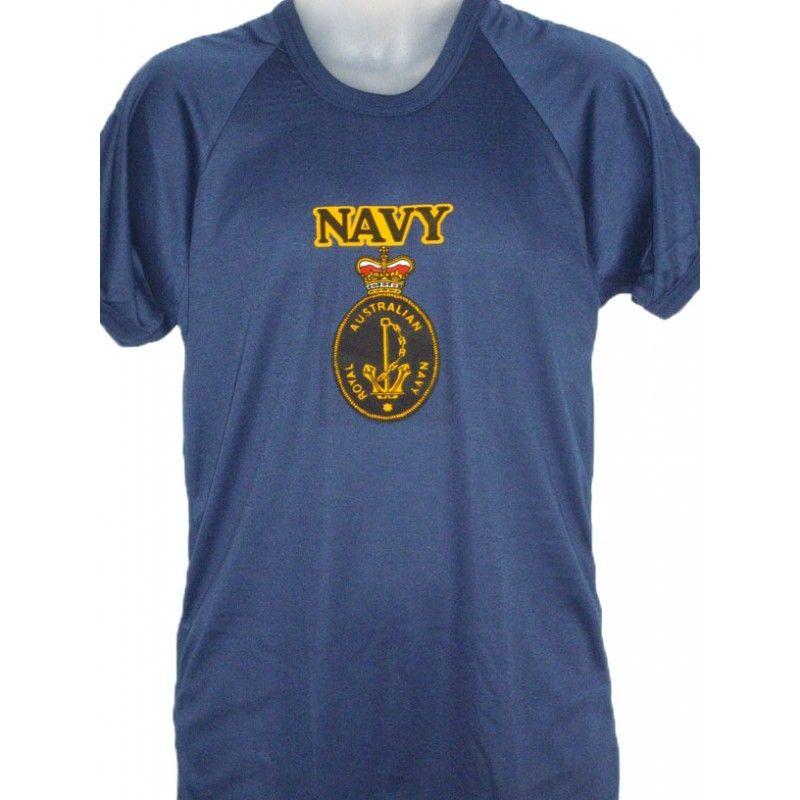 Australian Navy Logo - DDC Australia - T Shirt Navy Printed