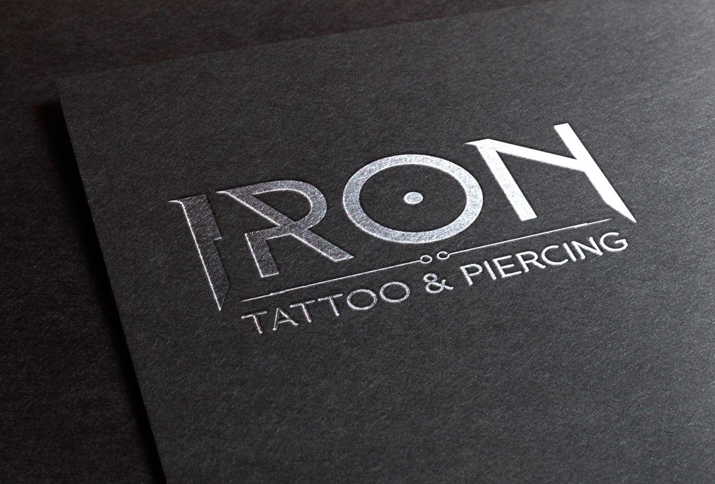 Iron Logo - Logo Design & Branding- IRON Tattoo & Piercing on Behance
