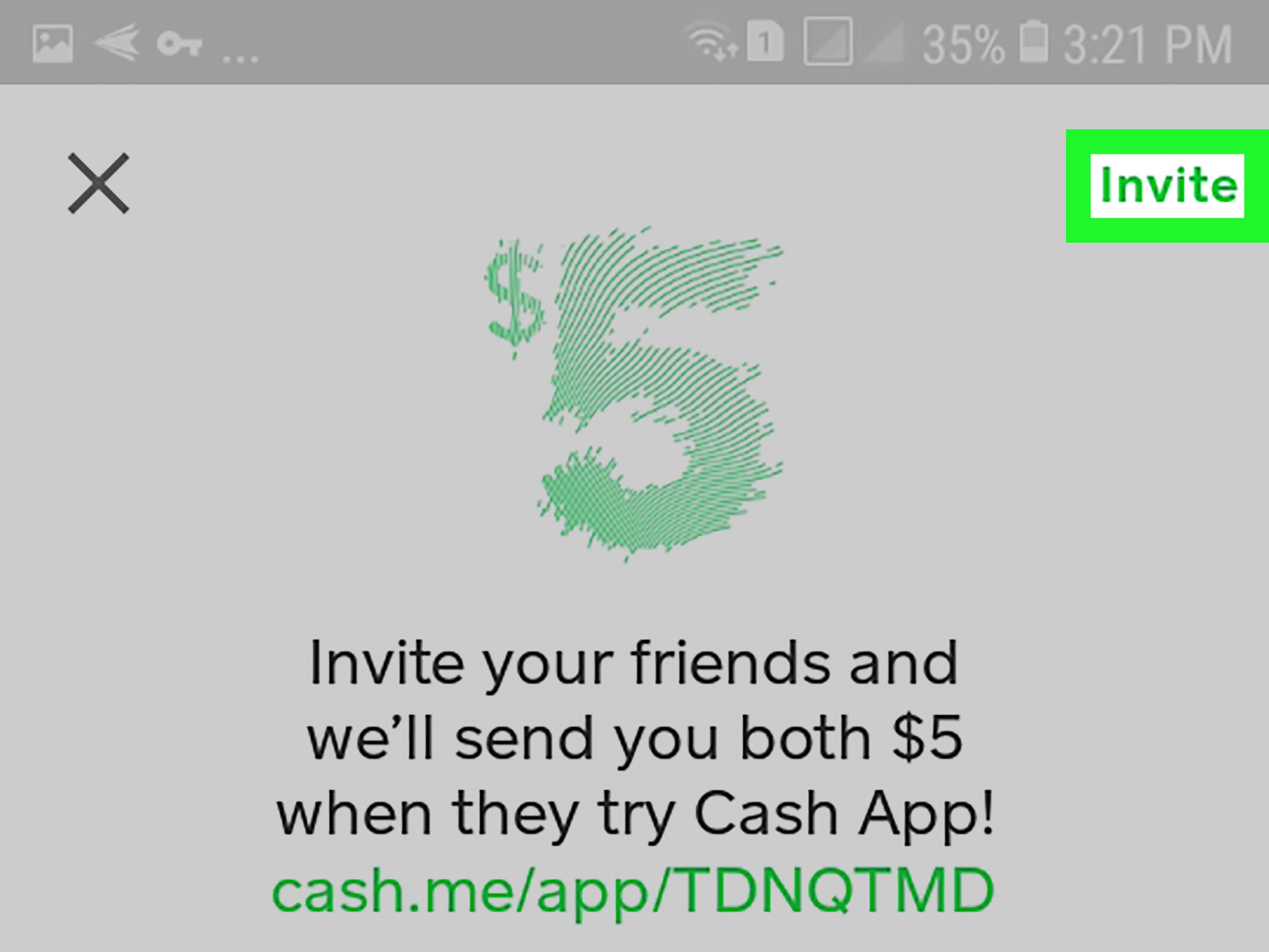 We Accept Cash App Logo - How to Invite Friends to Cash App on Android: 4 Steps