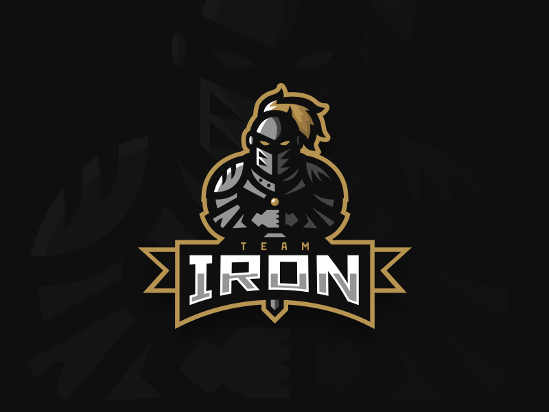 Iron Logo - Team Iron Knight Mascot Logo by Kyle Papple | Dribbble | Dribbble
