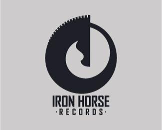 Iron Logo - Iron Horse records Designed by Souln | BrandCrowd