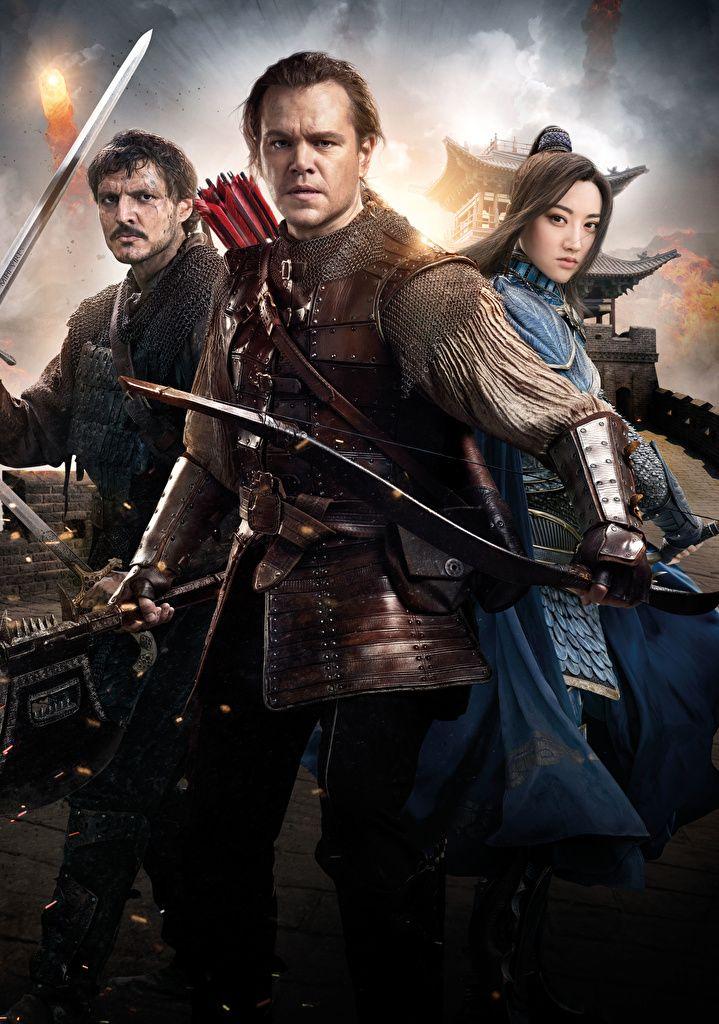 The Great Wall 2016 Logo - Wallpaper The Great Wall 2016 Matt Damon Warriors Pedro Pascal, Tian