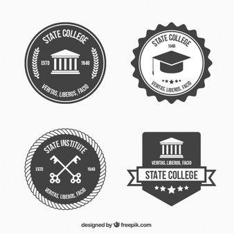 Black and White College Logo - College Logo Vectors, Photos and PSD files | Free Download