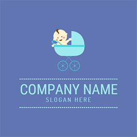 Baby Blue Company Logo - Free Baby Logo Designs. DesignEvo Logo Maker