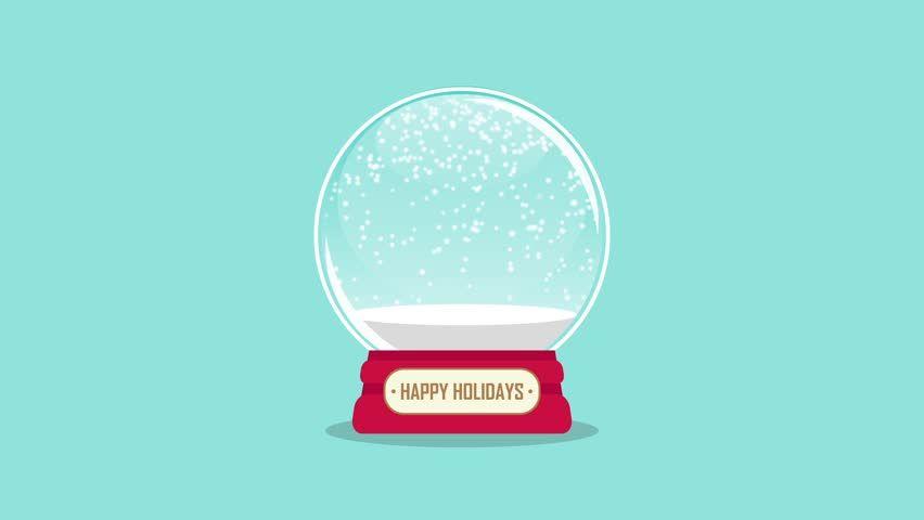 Snow Globe Logo - Empty Snowglobe Stock Video Footage and HD Video Clips