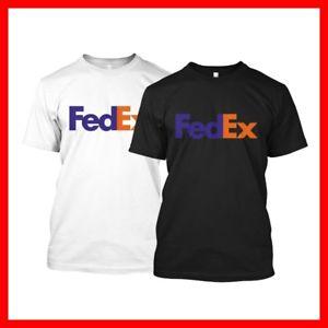 New FedEx Logo - Top New Fedex Logo Funny Men Black White T-shirt Shirt S M L XL | eBay