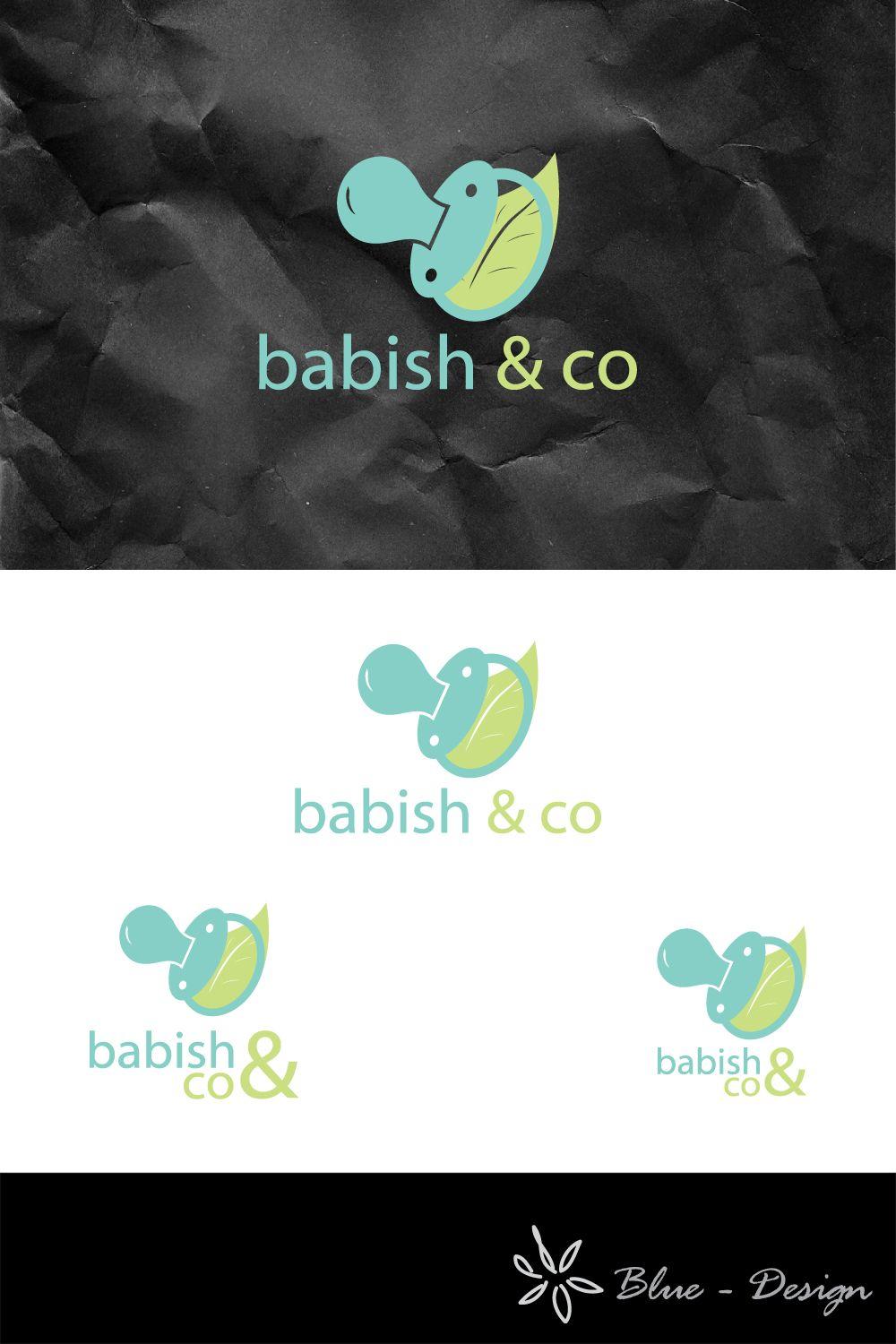 Baby Blue Company Logo - Playful, Feminine, Baby Logo Design for babish & co by Blue - Design ...