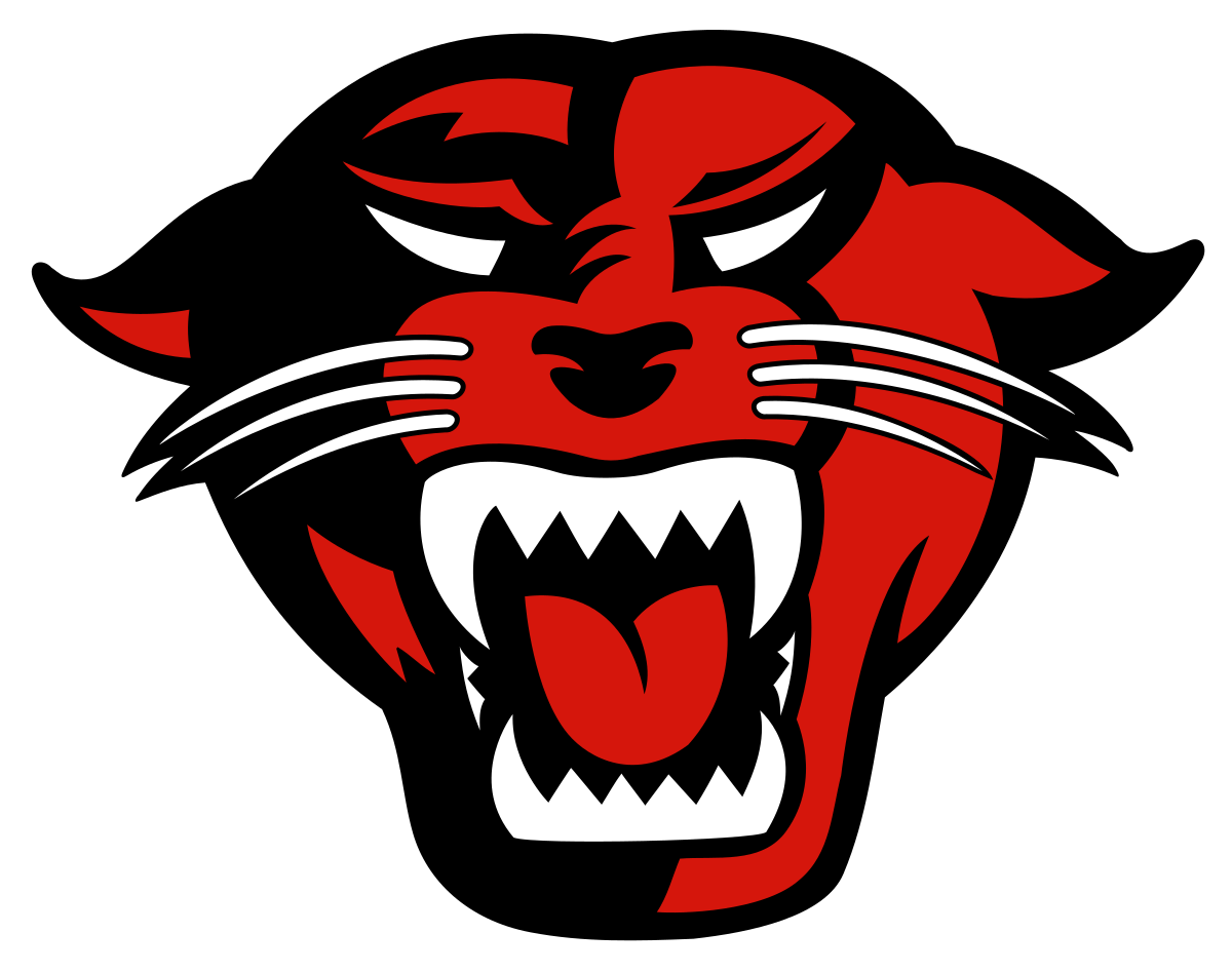 Red Panther Logo - Davenport Panthers