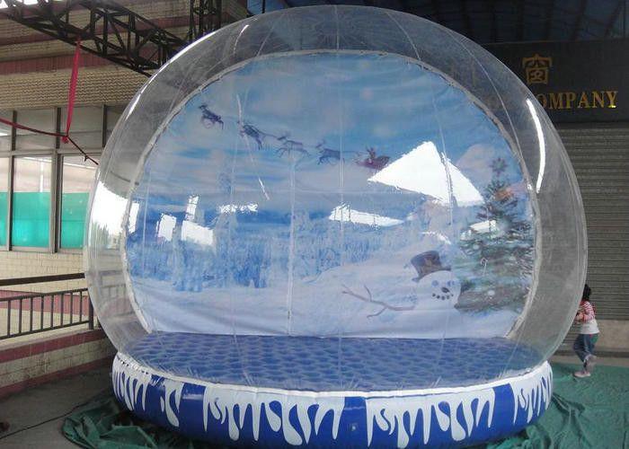 Snow Globe Logo - Giant Inflatable Snow Globe Logo Printing Eco Friendly With Colorful