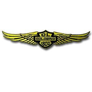 Gold Wing Logo - Big GL Goldwing 1800 Patch Embroidered Iron on Emblem Motorcycle ...