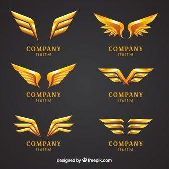 Gold Wing Logo - Golden Wing Vectors, Photos and PSD files | Free Download