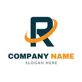 Orange R Logo - Free Letter Logo Designs. DesignEvo Logo Maker