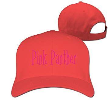 Red Panther Logo - XCarmen Unisex Pink Panther Logo Baseball Cap Black Red: Amazon.co ...
