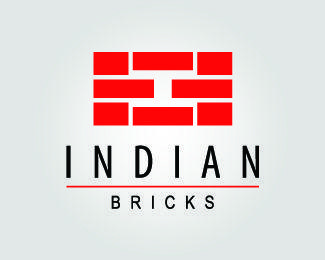 Brick Company Logo - Indian Bricks Designed
