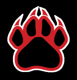 Red Panther Logo - Panther paw Logos