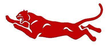 Red Panther Logo - Joy Street water tank repainting starts Monday - watch for