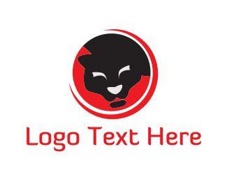 Red and Black Panther Logo - Panther Logo Maker | BrandCrowd