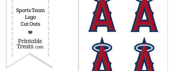 Small Angels Logo - Small Los Angeles Angels Logo Cut Outs — Printable Treats.com