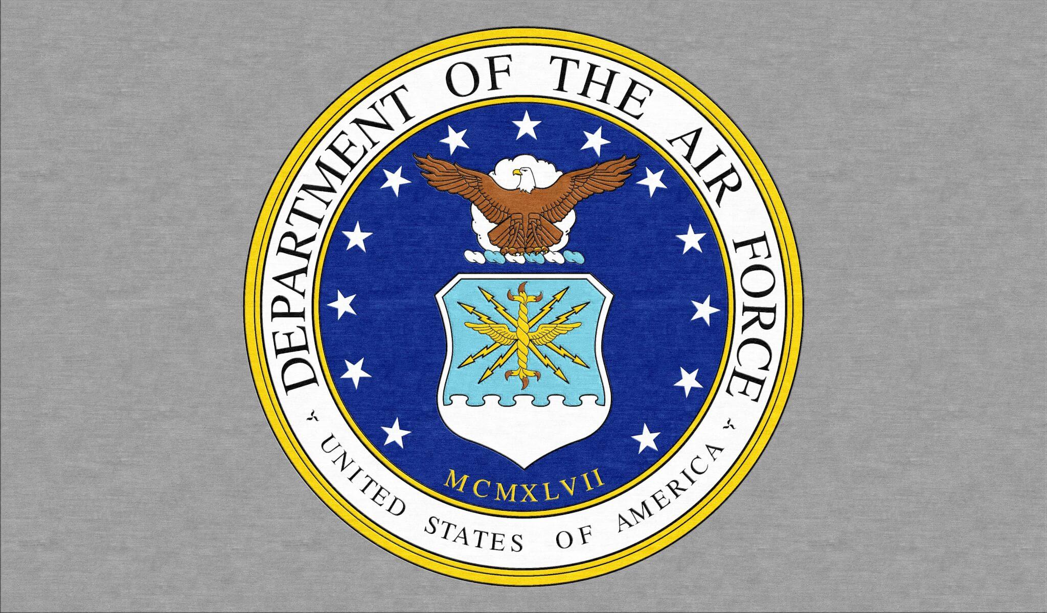 Us Air Force Logo - US Air Force Logo Rug Online | Rug Rats