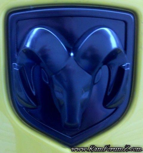 Blue Dodge Logo - Black Ram Emblem Ram Photo