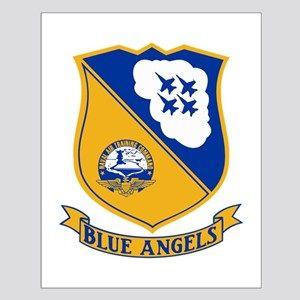Small Angels Logo - Blue Angels Posters - CafePress